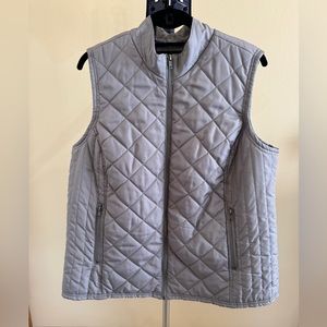 Quilted Gray Vest